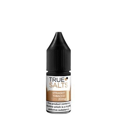 bulk wholesale TRUE SALTS - STRAIGHT TOBACCO - 10ML NIC SALTS (BOX OF 10) - 10mg