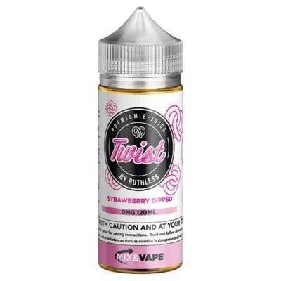 bulk wholesale TWIST BY RUTHLESS - STRAWBERRY DIPPED - 100ML -
