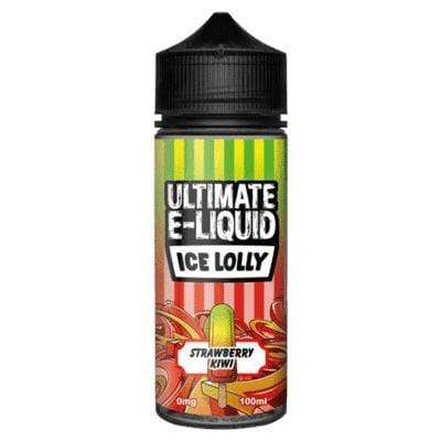bulk wholesale ULTIMATE E - LIQUID - ICE LOLLY - STRAWBERRY KIWI - 100ML -