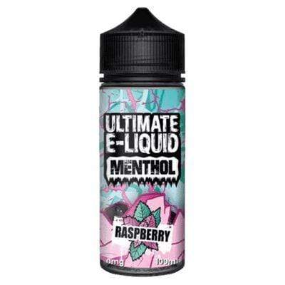 bulk wholesale ULTIMATE E - LIQUID - MENTHOL - RASPBERRY - 100ML -