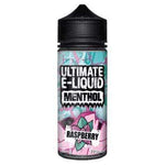 bulk wholesale ULTIMATE E - LIQUID - MENTHOL - RASPBERRY - 100ML -