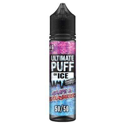 bulk wholesale ULTIMATE PUFF - 50/50 - ON ICE - GRAPE & STRAWBERRY - 50ML -
