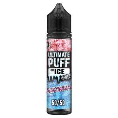 bulk wholesale ULTIMATE PUFF - 50/50 - ON ICE - RASPBERRY - 50ML -