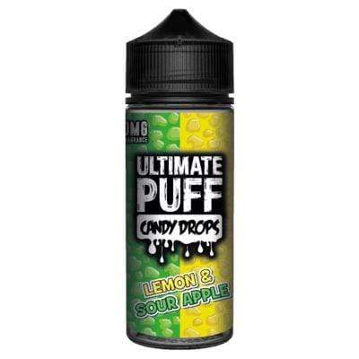 bulk wholesale ULTIMATE PUFF - CANDY DROPS - LEMON & SOUR APPLE - 100ML -