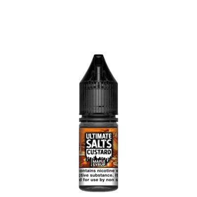 bulk wholesale ULTIMATE SALTS - CUSTARD - MAPLE SYRUP - 10ML NIC SALT (BOX OF 10) - 10mg