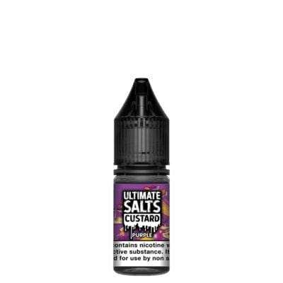 bulk wholesale ULTIMATE SALTS - CUSTARD - PURPLE - 10ML NIC SALT (BOX OF 10) - 10mg