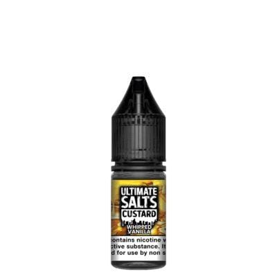 bulk wholesale ULTIMATE SALTS - CUSTARD - WHIPPED VANILLA - 10ML NIC SALT (BOX OF 10) - 10mg