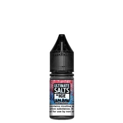 bulk wholesale ULTIMATE SALTS - ON ICE - RASPBERRY - 10ML NIC SALT (BOX OF 10) - 10mg