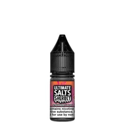 bulk wholesale ULTIMATE SALTS - SHERBET - STRAWBERRY LACES - 10ML NIC SALT (BOX OF 10) - 10mg