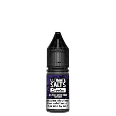 bulk wholesale ULTIMATE SALTS - SODA - BLACKCURRANT CRUSH - 10ML NIC SALT (BOX OF 10) - 10mg