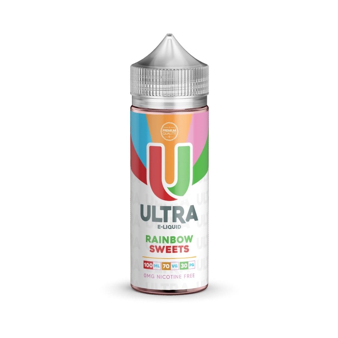 bulk wholesale Ultra E - liquid - Rainbow Sweets - 100ml -