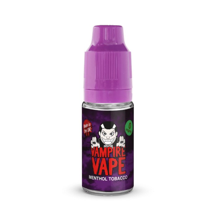 bulk wholesale Vampire Vape Menthol Tobacco - 10ml - 0mg