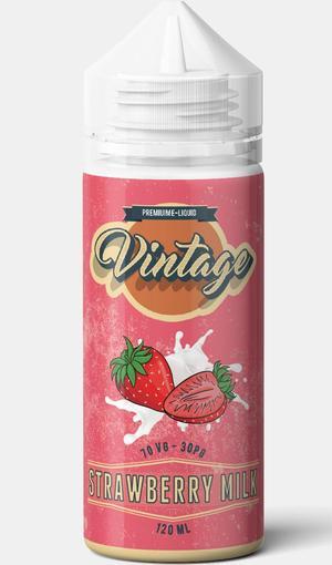 bulk wholesale Vintage Juice - Strawberry Milk - 100ml -