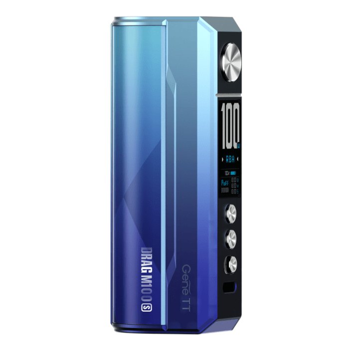 bulk wholesale Voopoo Drag M100S Box Mod - Cyan & Blue