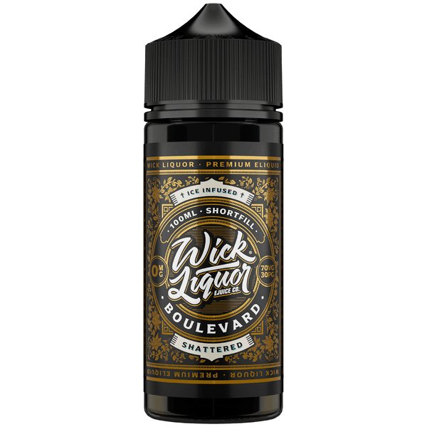 bulk wholesale Wick Liquor 100ml E - liquids - Boulevard Shattered -