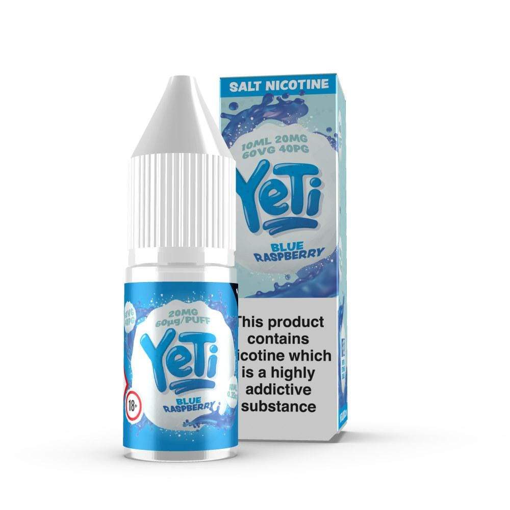 bulk wholesale Yeti Blue Raspberry - Nic Salt - Box of 10 - 10mg (Box of 10)
