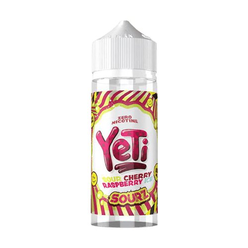 bulk wholesale Yeti Sourz - Sour Raspberry Cherry Ice - 100ml Shortfill -