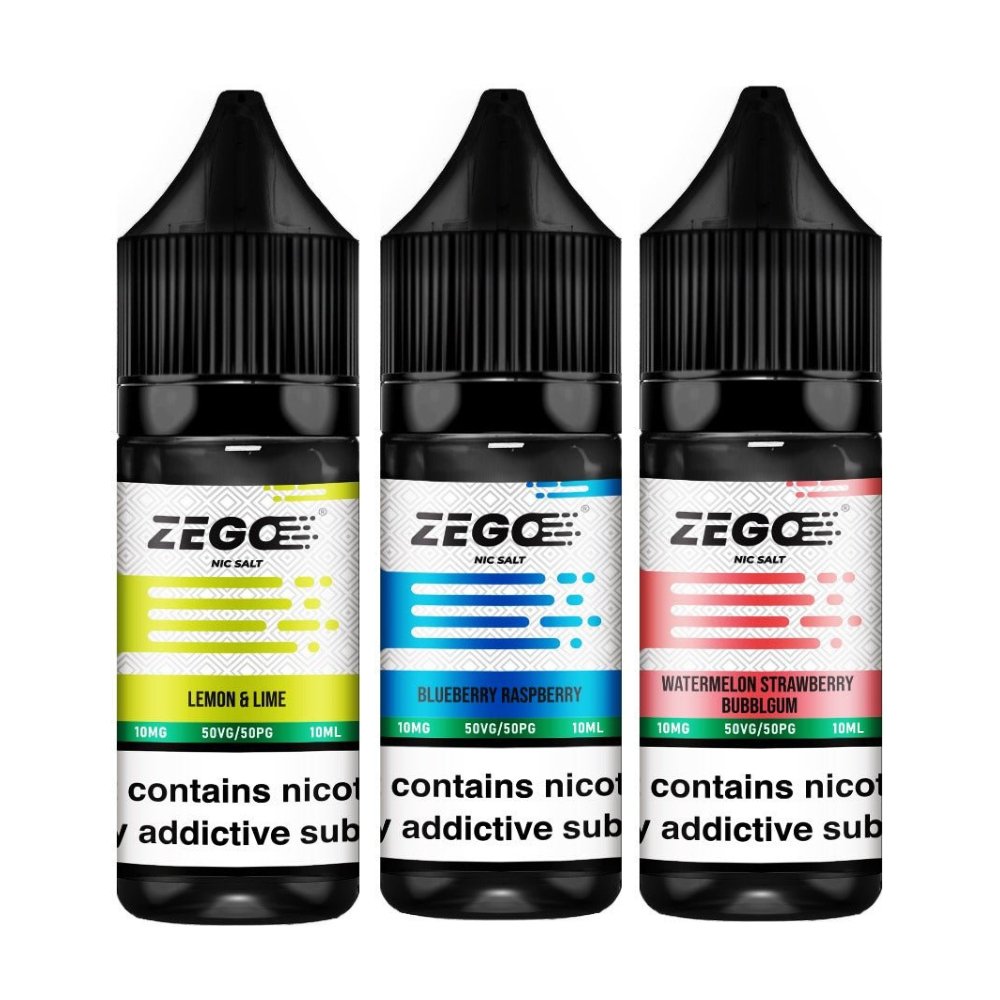 bulk wholesale Zego Nic Salt 10ml E - Liquid - Box of 10 - Lemon & Lime