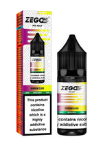 bulk wholesale Zego Nic Salt 10ml E - Liquid - Box of 10 - Rainbow Cloud