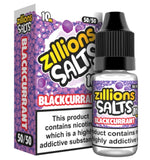 bulk wholesale Zillion - Blackcurrant - 10ml Nic Salt (Pack of 5) - 10mg