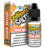 bulk wholesale Zillion - Iron Bru - 10ml Nic Salt (Pack of 5) - 10mg