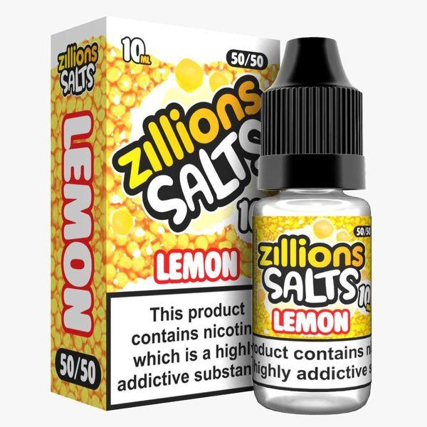 bulk wholesale Zillion - Lemon - 10ml Nic Salt (Pack of 5) - 10mg