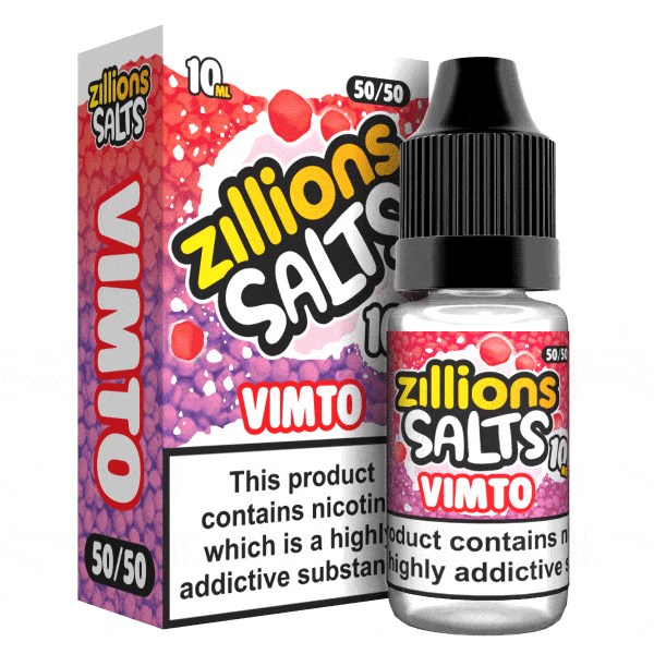 bulk wholesale Zillion - Vimto - 10ml Nic Salt (Pack of 5) - 10mg