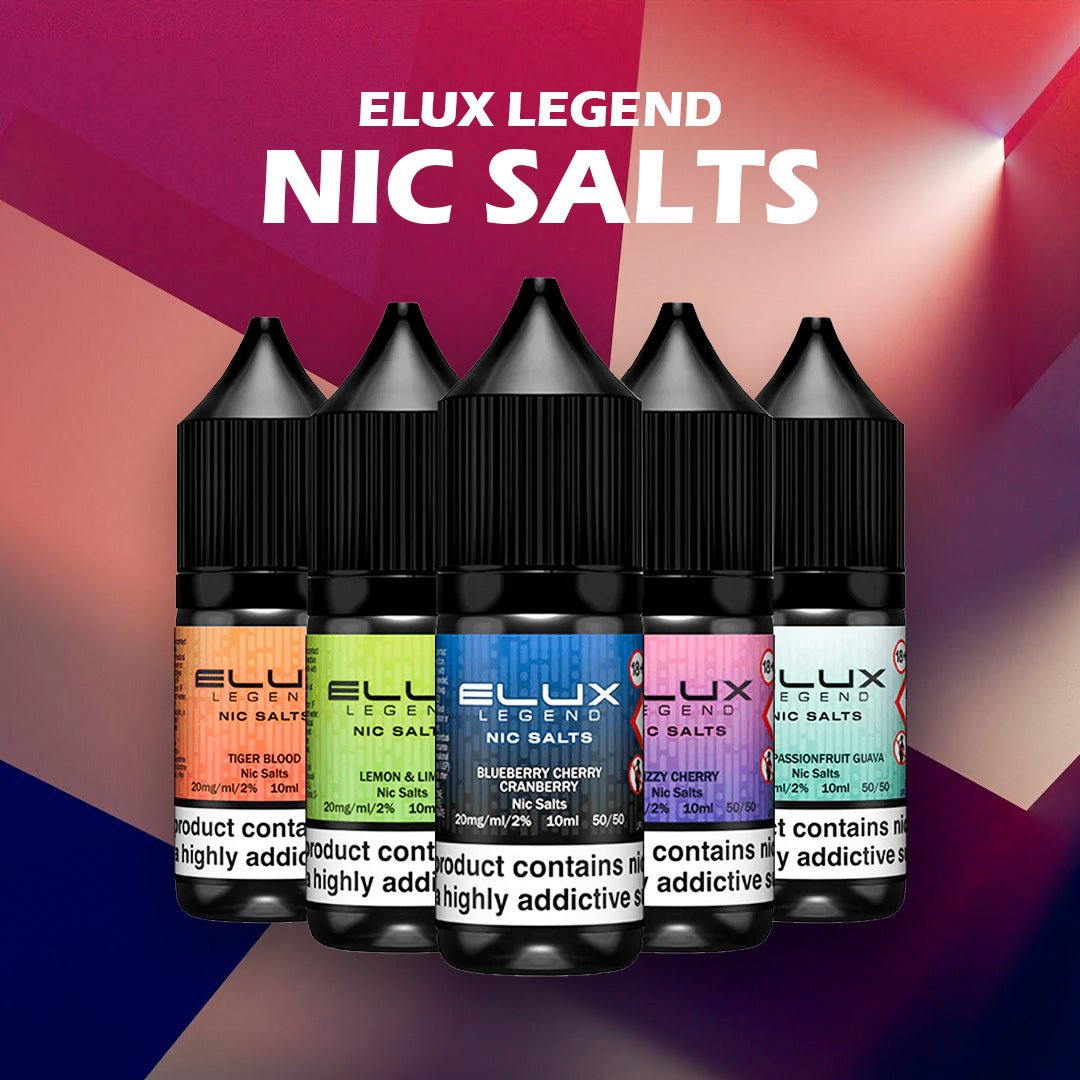 A Beginner’s Guide to Elux Legend Nic Salts – Smooth 10ml E-liquids