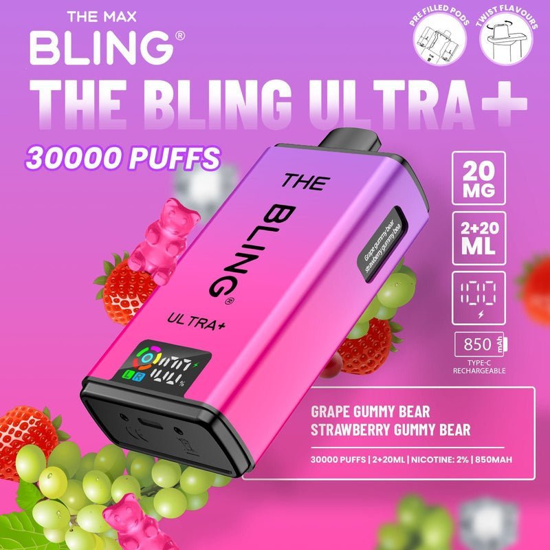 The Ultimate Review: Bling Ultra Plus 30K Vape Kit Features & Specs
