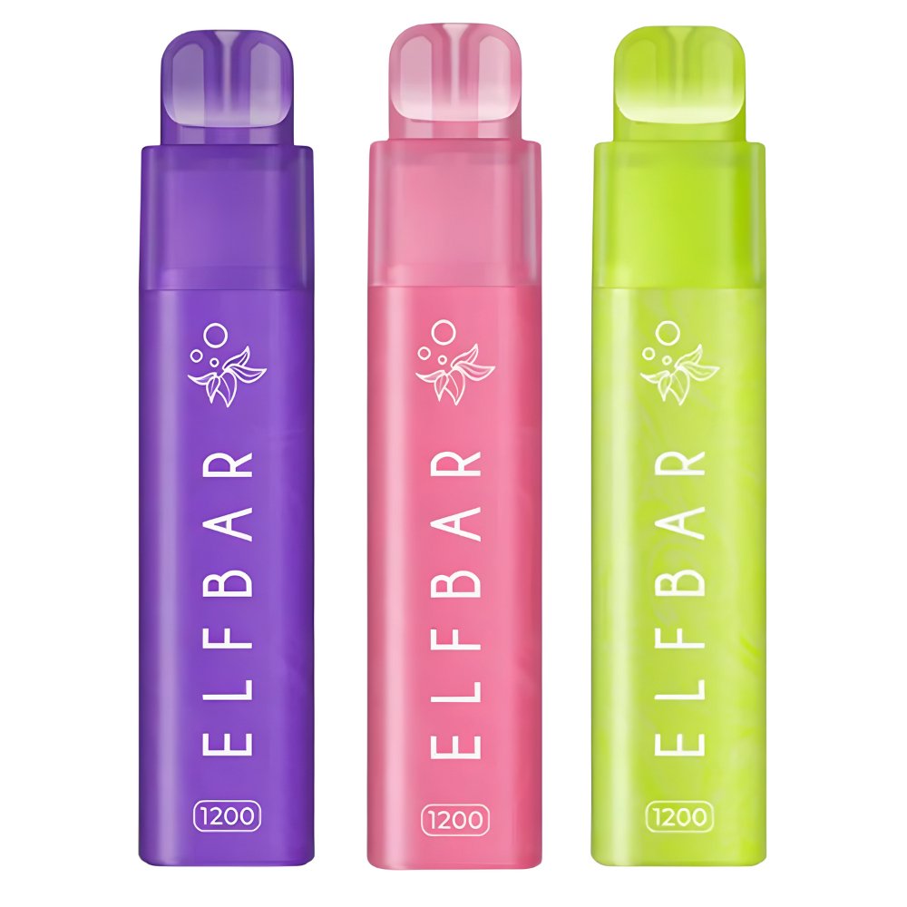 2 in 1 Elfbar 1200 Puffs Prefilled Pod Kit Box of 5 - Mcr Vape Distro