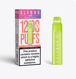 bulk wholesale 2 in 1 Elfbar 1200 Puffs Prefilled Pod Kit Box of 5 - Lemon Raspberry