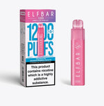 bulk wholesale 2 in 1 Elfbar 1200 Puffs Prefilled Pod Kit Box of 5 - Strawberry Edition
