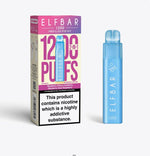 bulk wholesale 2 in 1 Elfbar 1200 Puffs Prefilled Pod Kit Box of 5 - Blueberry Edition