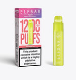 bulk wholesale 2 in 1 Elfbar 1200 Puffs Prefilled Pod Kit Box of 5 - Pineapple Ice
