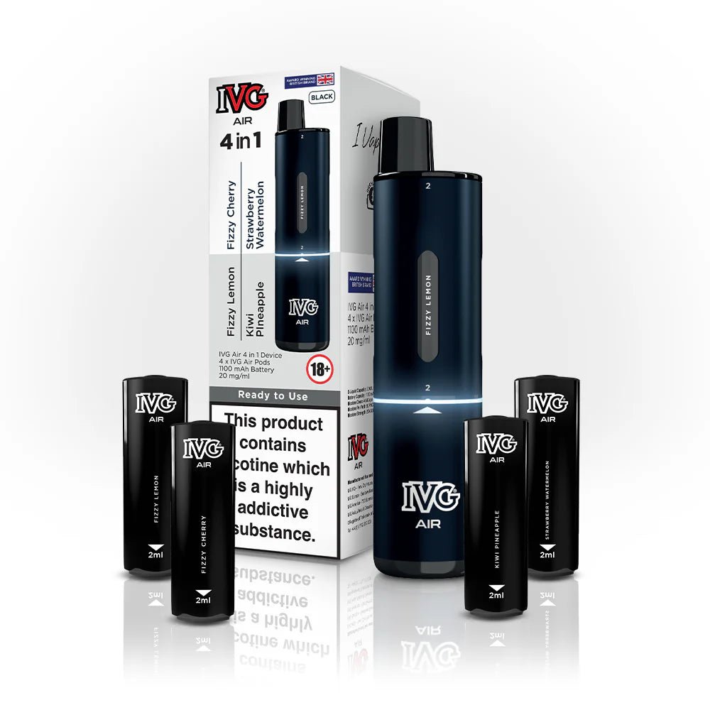 4 in 1 IVG Air 2400 Puffs Prefilled Disposable Pod Kit ( Box of 5 ) - Mcr Vape Distro