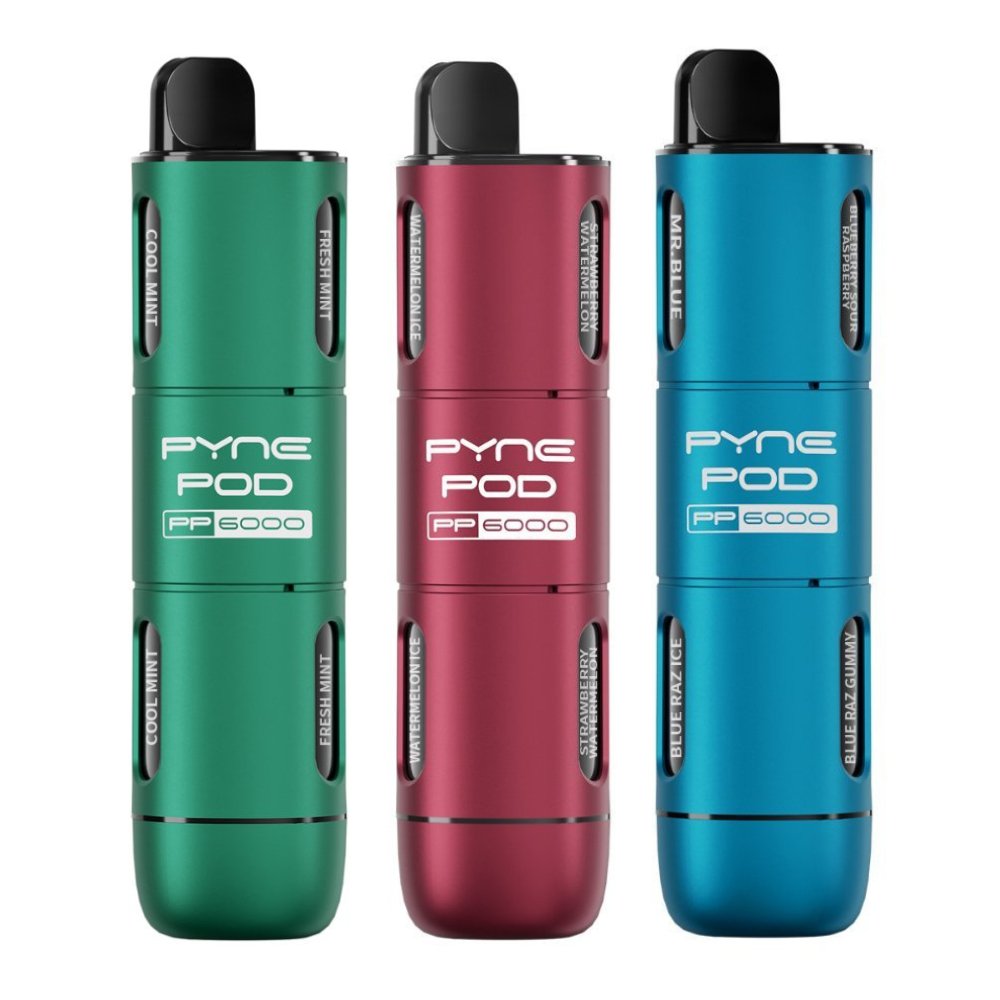 6 In 1 Pyne Pod PP6000 Disposable Vape Pod Kit (Box of 5) - Mcr Vape Distro