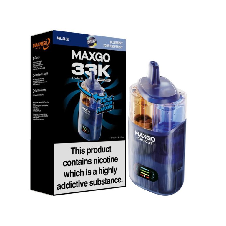 MAXGO 33k Disposable Vape Box of 5
