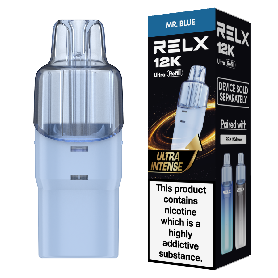 Relx 12k Ultra Refill Pods Pack of 5