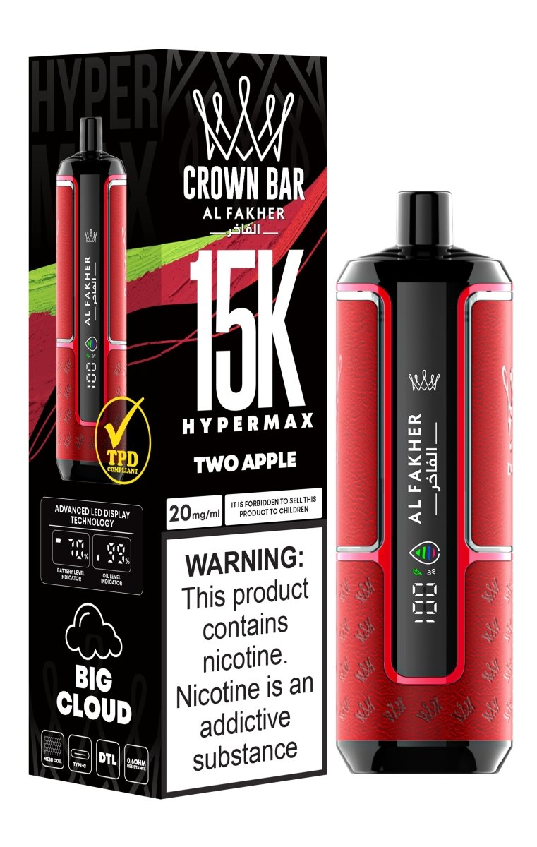 Al Fakher Hypermax 15k Puffs Disposable Vape (Box of 5) - Mcr Vape Distro