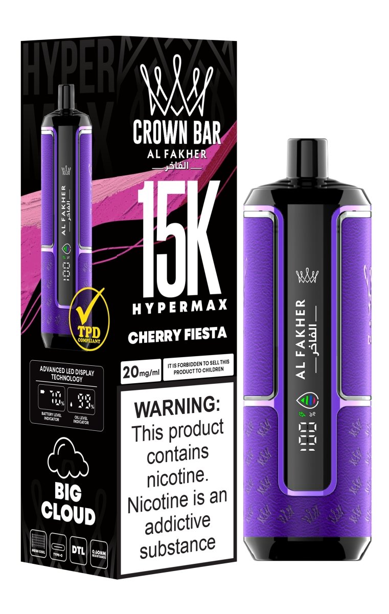 Al Fakher Hypermax 15k Puffs Disposable Vape (Box of 5) - Mcr Vape Distro