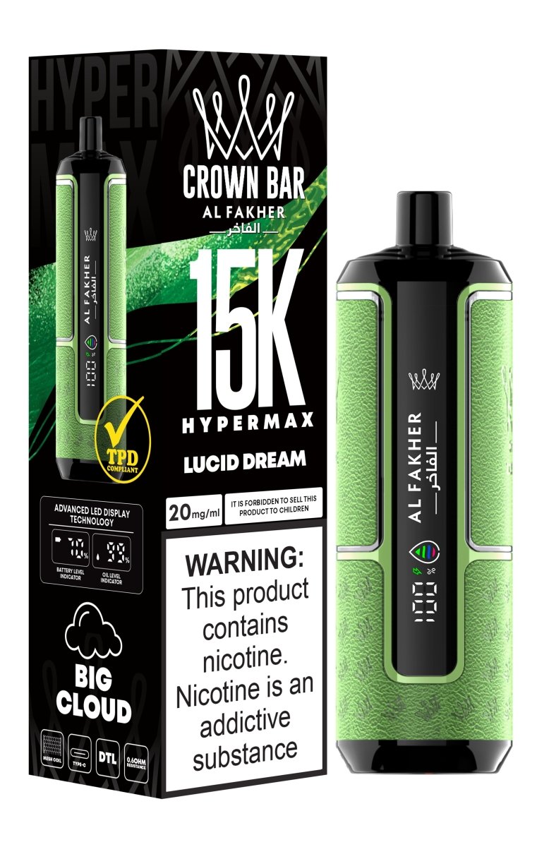 Al Fakher Hypermax 15k Puffs Disposable Vape (Box of 5) - Mcr Vape Distro