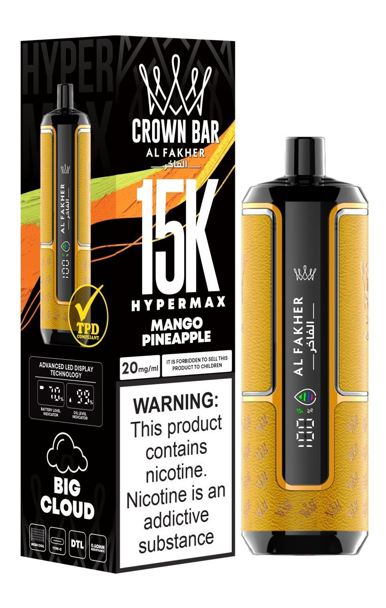 Al Fakher Hypermax 15k Puffs Disposable Vape (Box of 5) - Mcr Vape Distro