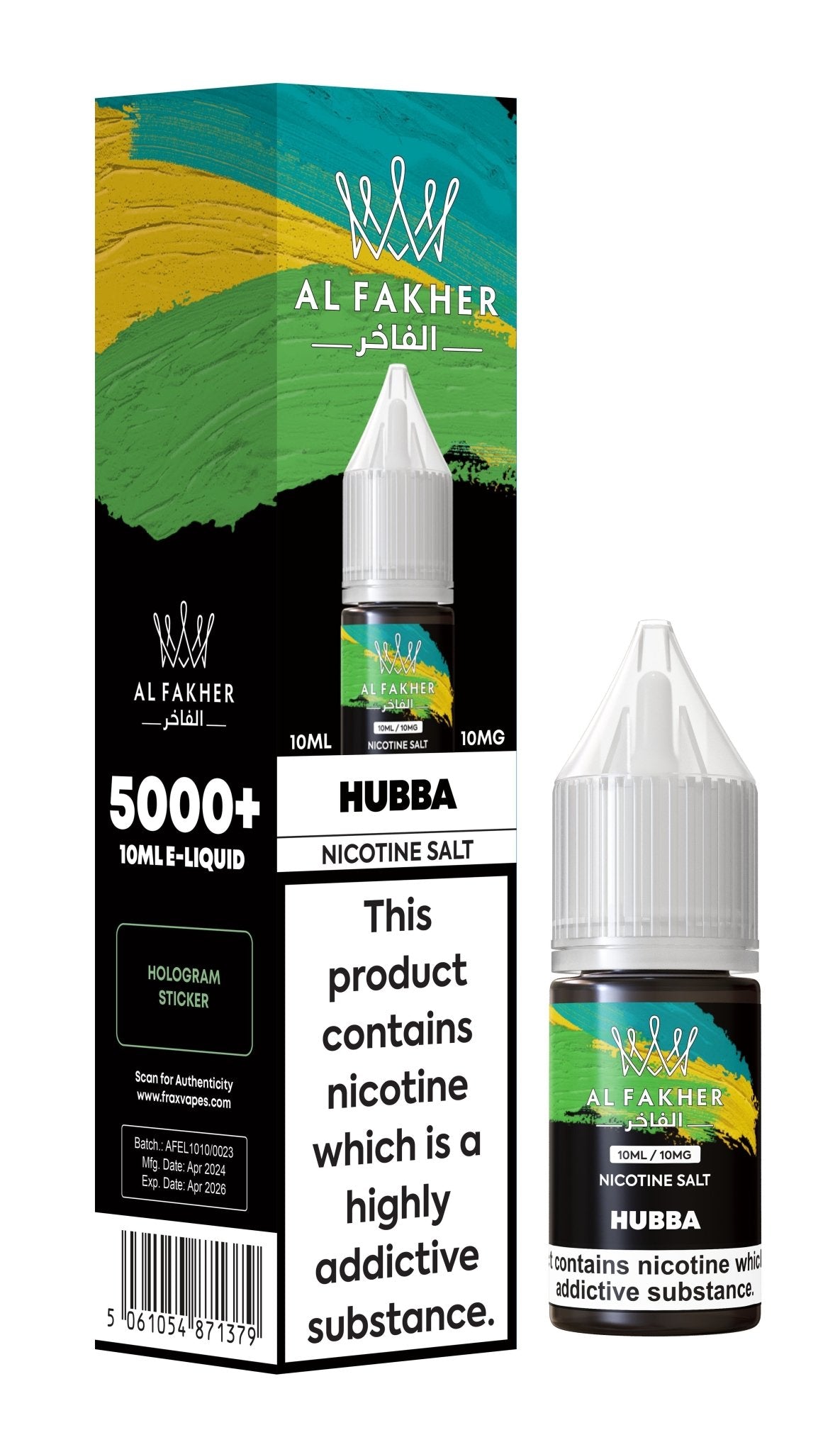 Al Fakher Nic Salt 10ml E-Liquid Box of 10 - Mcr Vape Distro