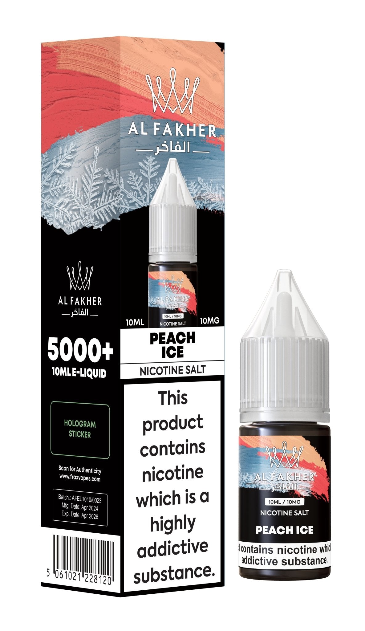 Al Fakher Nic Salt 10ml E-Liquid Box of 10 - Bulk Wholesale Price Al Fakher Nic Salt 10ml E-Liquid Box of 10 - Bulk Wholesale Price