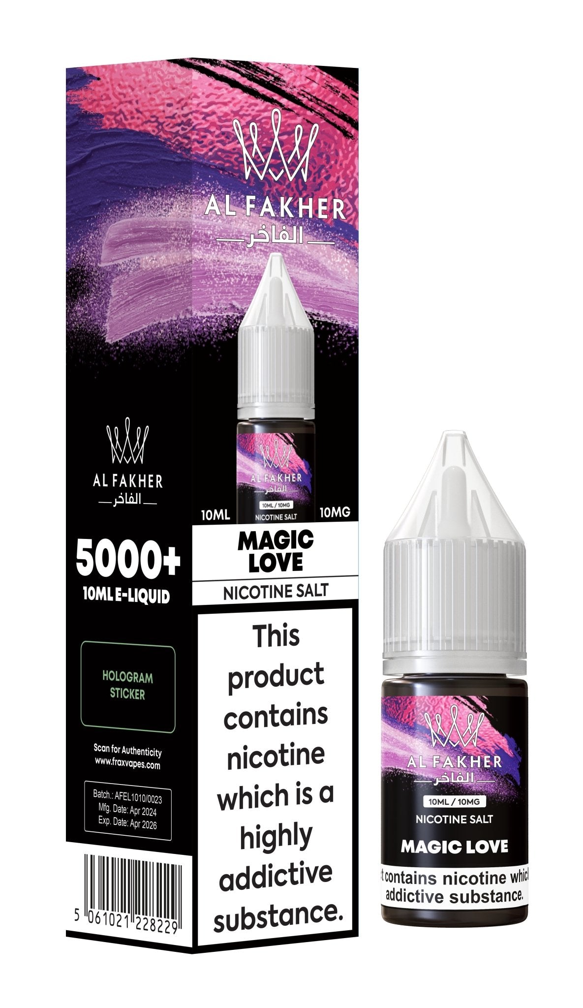 Al Fakher Nic Salt 10ml E-Liquid Box of 10 - Mcr Vape Distro