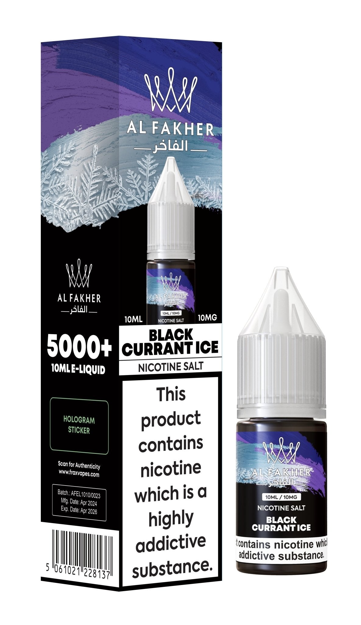 Al Fakher Nic Salt 10ml E-Liquid Box of 10 - Mcr Vape Distro