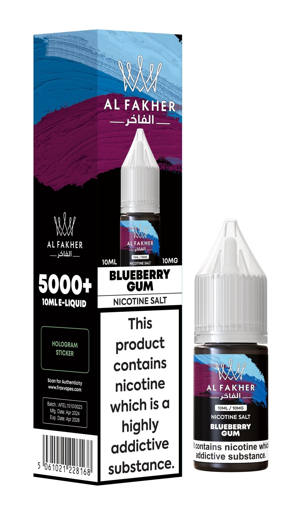 Al Fakher Nic Salt 10ml E-Liquid Box of 10 - Mcr Vape Distro