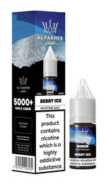 bulk wholesale Al Fakher Nic Salt 10ml E - Liquid Box of 10 - Berry Ice