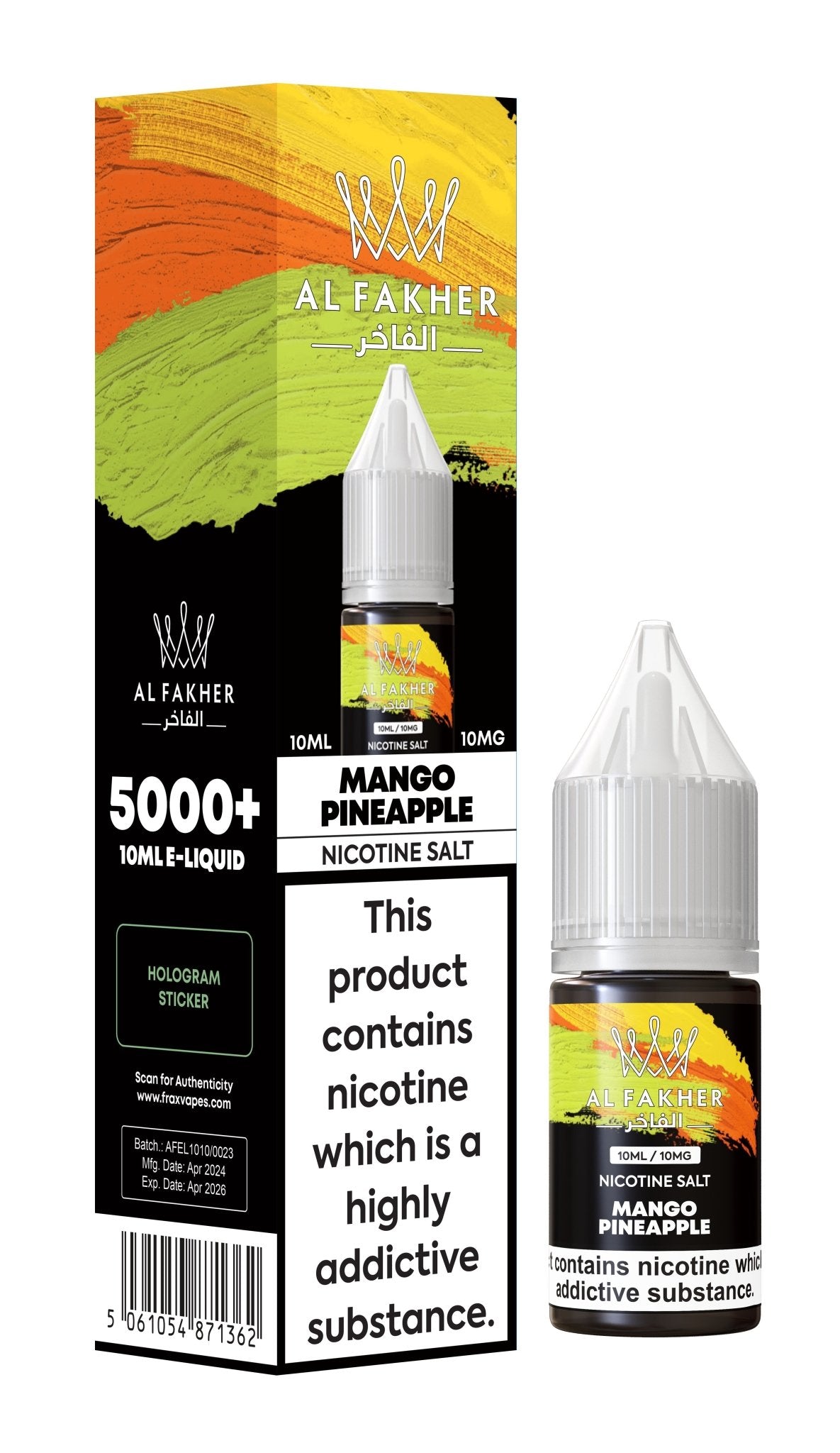 Al Fakher Nic Salt 10ml E-Liquid Box of 10 - Mcr Vape Distro