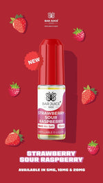 bulk wholesale Bar Juice 5000 Nic Salts Box of 10 - Strawberry Sour Raspberry *New*